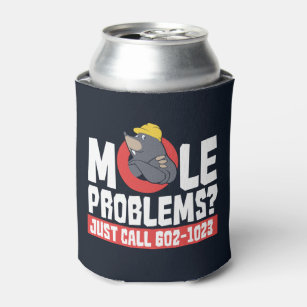 Funny Chemistry Formula Mole Problem Science Can Cooler