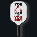 Funny Chemistry Gag Science Teacher Pickleball Paddle<br><div class="desc">Cute and funny chemistry button to treat yourself or as a gift for your favourite scientist,  chemistry teacher or graduate. The saying on this pickleball paddle is just a cool joke for the scientists out there. Perfect for geeks or chemistry teachers</div>