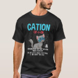 Funny Chemistry Scientist Cation Element Cat Lover T-Shirt<br><div class="desc">Cute Science Kitty Humor Gift for Chemist. Funny Chemistry Scientist Cation Element Cat Lover.</div>