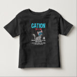 Funny Chemistry Scientist Cation Element Cat Lover Toddler T-Shirt<br><div class="desc">Cute Science Kitty Humor Gift for Chemist. Funny Chemistry Scientist Cation Element Cat Lover.</div>