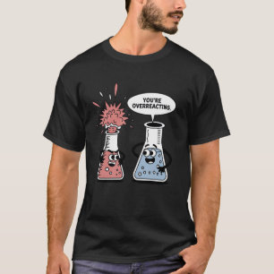Funny Chemistry Teacher Cute Nerdy Science Lab Ove T-Shirt