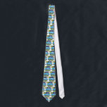 Funny Chemistry Tie<br><div class="desc">Funny chemistry teacher gift that reads OCD Obsessive Chemistry Disorder next to science beakers full of chemicals for an experiment. A cool chemistry major present for a scientist.</div>