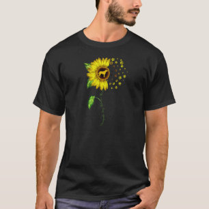 Funny Chesapeake Bay Retriever Mum Sunflower Dog T-Shirt