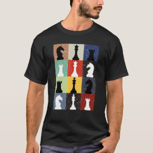 Funny Chess Board Game Players   Set Chess T-Shirt
