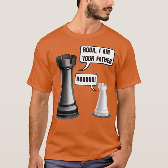 Funny Chess Board Player Humour Lover Rook I Am T-Shirt (Front)