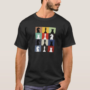 Funny Chess Board Tee Game Humour Set Gift Player 