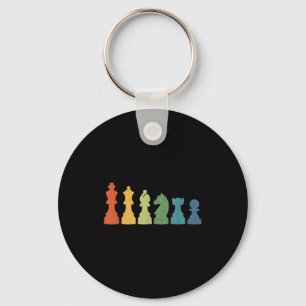Funny Chess Eces Board Game Lover Player Themed Ch Key Ring