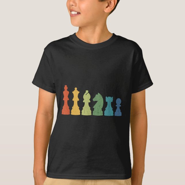 Funny Chess Eces Board Game Lover Player Themed Ch T-Shirt (Front)
