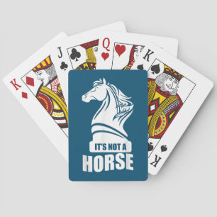 Funny Chess Its Not A Horse Knight Piece Player Playing Cards