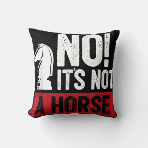 Funny Chess King Castling Design Cushion