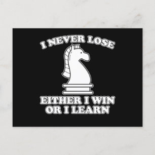 Funny Chess Piece Chess Player Fun Chess Game Gift Postcard