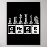 funny chess player geek periodic system chemistry
