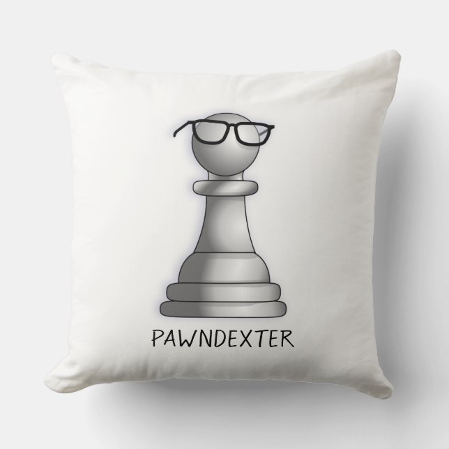 Funny Chess Player's Cushion (Front)