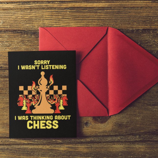 Funny Chess Quote Gift for Chess Players & Lovers Postcard (Funny Chess Quote Gift for Chess Players & Lovers Postcard)