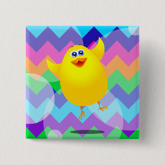 Funny chick, button