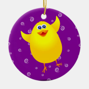 Funny chick, ornament