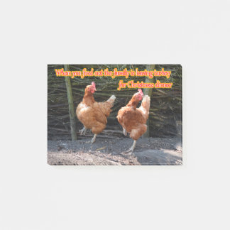 Funny Chicken and Rooster Memes with Funny Images Post-it Notes