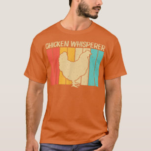 Funny Chicken Art For Men Women Chicken Farmer Pou T-Shirt