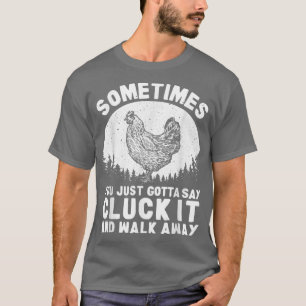 Funny Chicken Art For Men Women Chicken Lover Hen T-Shirt