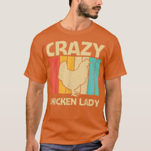 Funny Chicken Art For Women Mum Chicken Farmer Pou T-Shirt