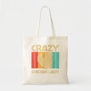 Funny Chicken Art For Women Mum Chicken Farmer Pou Tote Bag