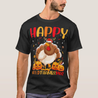 Funny Chicken Bird Lover Happy Chicken HelloThanks T-Shirt