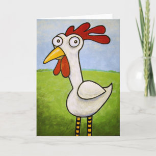 Funny Chicken Card