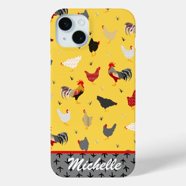 Funny Chicken Case-Mate iPhone Case (Back)