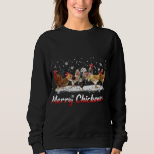 Funny Chicken Christmas Lights - Merry Christmas C Sweatshirt
