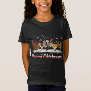 Funny Chicken Christmas Lights - Merry Christmas C T-Shirt