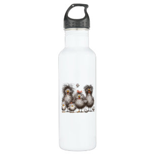 Funny Chicken Classic Retro Style 710 Ml Water Bottle