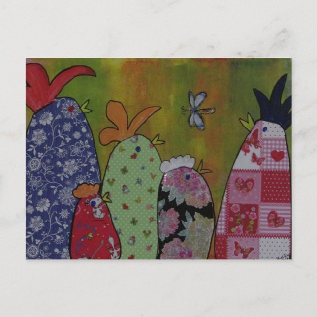 Funny Chicken Collection 2015-01 Postcard (Front)