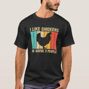 Funny Chicken Design Chicken Lover Men Women Farme T-Shirt