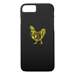 Funny Chicken F-Caw-F Hen Poultry Rooster Coop Case-Mate iPhone Case