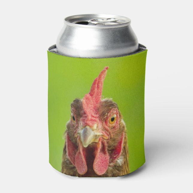 Funny Chicken Farm Animal Can Cooler (Can Front)