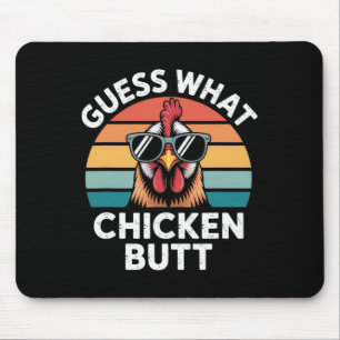 Funny Chicken Farmer Farming Guess What Chicken Bu Mouse Pad