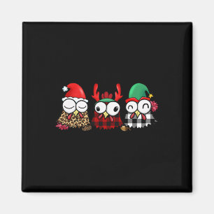 Funny Chicken Farmer For Family Christmas  Magnet