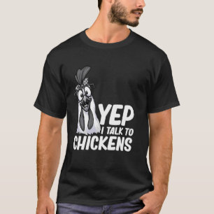 Funny Chicken For Men Women Crazy Chicken Farmer T-Shirt