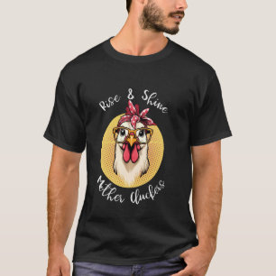 Funny Chicken Hen Rooster Bird Gift for Mum Mummy  T-Shirt