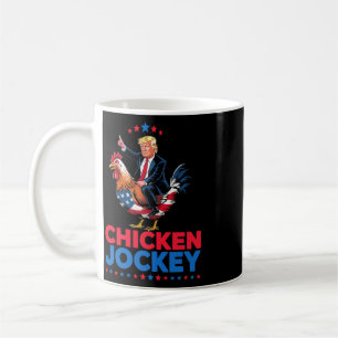 Funny Chicken Jockey Trump Meme Coffee Mug