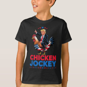 Funny Chicken Jockey Trump Meme T-Shirt