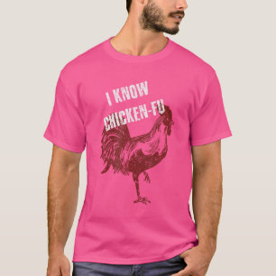 Funny Chicken Kung Fu Chicken Shirt