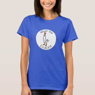 Funny Chicken Line Art T-Shirt