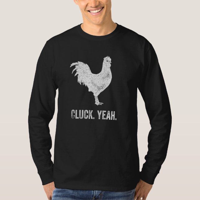 Funny Chicken Lover Farming Farmer Rooster T-Shirt (Front)