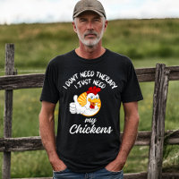 Funny Chicken Lover Therapy Quote