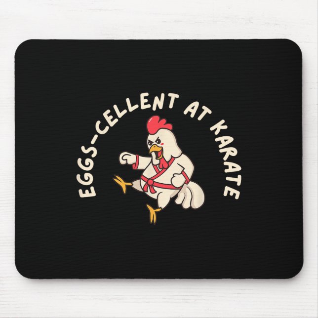 Funny Chicken Mode  Mouse Pad (Front)