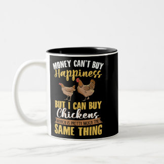 Funny Chicken Mum Shirt Chicken Whisperer Gift 95 Two-Tone Coffee Mug