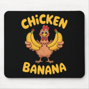 Funny Chicken Nana _1 Mouse Pad