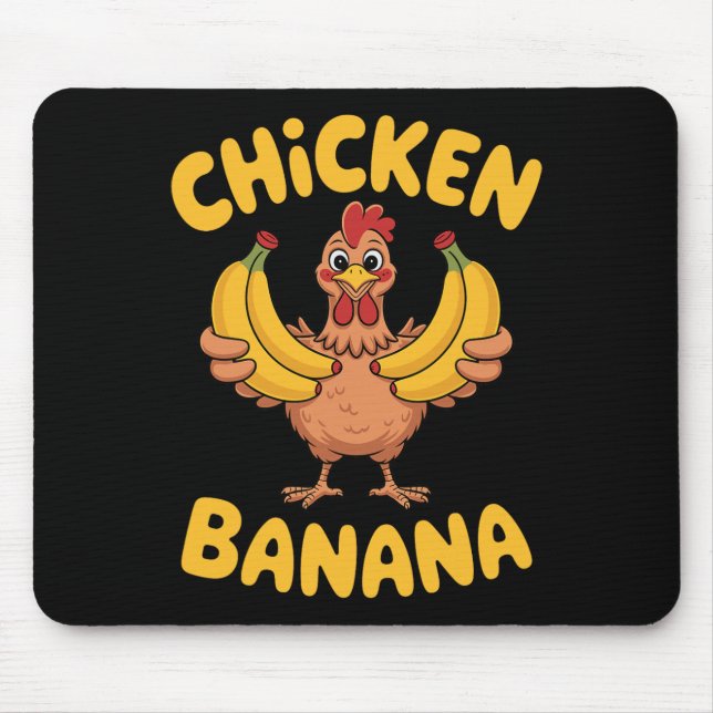 Funny Chicken Nana _1  Mouse Pad (Front)