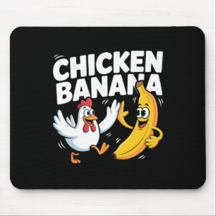 Funny Chicken Nana Dance Mouse Pad